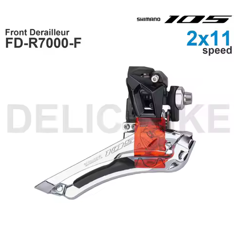 SHIMANO 105 R7000 2x11 Speed - Front Derailleur FD-R7000-F - Brazed-On Mount - Road bike - 2x11-spee