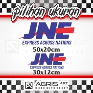 cutting sticker stiker kaca kantor JNE