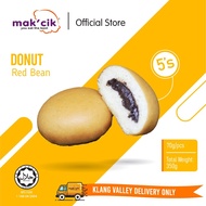 Mak'Cik Red Bean Donut 350gm (5pcs)  Donut Kacang Merah [Baked Frozen - need to reheat] by Mak Cik