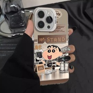 Crayon Shin-chan mẫu ốp điện thoại cho iPhone 16Promax 15Promax 14Promax thiết kế mới ip11/12/13/14/