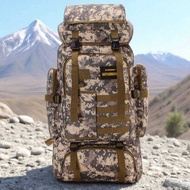 80L Backpack Waterproof Backpack Hiking Outdoor Travel Hiking Bag Large Capacity Men's Luggage Bag