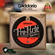 D'Addario EJ45 Nylon Classical Normal Tension Original Guitar String