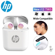 🔥100%Original+Readystock🔥HP i12 TWS Wireless Headphones Bluetooth Earbuds Macaron Stereo Earbuds Sports Gaming Headset For Smart Phone
