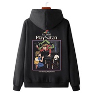 KATUN PlayStation Meme Hoodie Sweater - Play Satan 666 Unisex Casual Hoodie Cotton Material | PULLOV