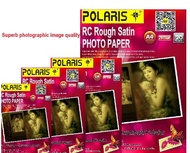 Polaris RC Rough Satin Photo Paper A4 / 5r /4r / 3r 260gsm, 20sheets/pack