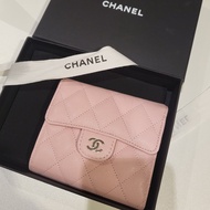 chanel wallet trifold caviar