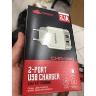 2.1A 2-Port USB Fast Charging Charger Friwol Ch-O46Original
