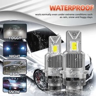 D4s Big Picture: D4r D2r D2s 6000K LED Bulb White Plug And Play Converter Set