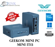 ( NEW Mini PC i5 13th Gen) GEEKOM MINI IT13 CORE I5 13th / 16GB RAM / 1TB M.2 NVME SSD / WINDOWS 11