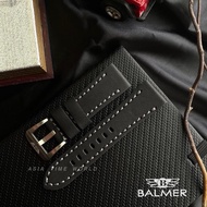 [Ready Stock] 宾马 Balmer High Quality Men's Watch Black Genuine Leather Strap 26mm*22mm