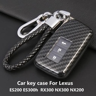 Car Key Case For Lexus ES200 ES300h RX300 NX300 NX200 Key Cover Carbon Fiberauto parts Car decoratio