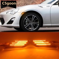 C5GOON 2Pcs Car LED Dynamic Turn Signal Lights Side Marker Indicator Sequential Lamp For Toyota 86 F