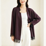 COVE CLASSY LACE BUTTON BLAZER CARDI KOREAN STYLE PREMIUM FASHION BANGKOK