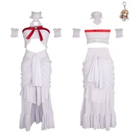 HNZQE Women's Anime Asuna Yuuki Cosplay Costume White Fairy Dress Party Halloween Outfit for Girl