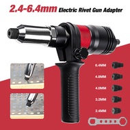 Portable Electric Rivet Nut Adapter Insert Nut Riveting Tool Household Cordless Rivet Nut Gun Conver