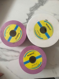 ĐÁ MÀI NURITO ĐÁ Mài LON TRẮNG Hồng Đá mài trụ tặng sơ mi chuyển trục (dày 20mm)KÍCH THƯỚC 100*50*