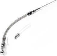 HAHAHA Upgraded Chrome BBC Stainless Flexible Engine Oil Dipstick 1965-91 BB Compatible with Chevy 3