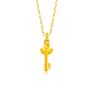 SK Jewellery Luck-Key 999 Pure Gold Pendant