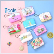 TOOLS 421STORE Women Girls Wallet Pouch Small Earphone Storage Bag Zipper Pocket Change Purse San-X Sumikko Gurashi Coin Bag