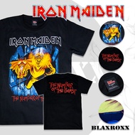 BLAXROXX® | Iron Maiden® | [IRM019-SUPERSOFT] | เสื้อยืดคอกลม แขนสั้น | สกรีนลายคมชัด ไม่หลุดลอก | SUPERSOFT