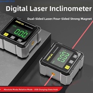 Scale Display Angle Meter, Four-Sided Accurate Scale Angle Meter Inclinometer, Portable Digital Disp