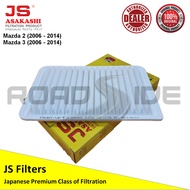 JS Asakashi Engine Air Filter for Mazda 2 (2006 - 2014) and Mazda 3 (2006 - 2014)