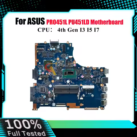 PU451LD Laptop Motherboard For ASUS VivoBook PU451LD PU451L PRO451L Notebook Mainboard With I3 I5 I7
