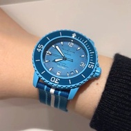 SCUBA FIFTY FATHOMS BLUE LAGOON New Men's Fashion Sports Watch Full Function Chronograph Quartz Move