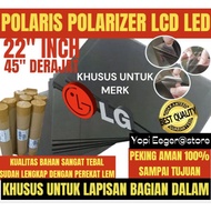 LARIS POLARIS POLARIZER LCD LED LG 22 INCH LAPISAN PLASTIK FILM KHUSUS