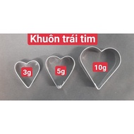 [COMBO] 2 PCS Bird's nest heart mold 3g/ 5g/ 10g