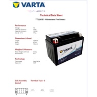 YTX12A-BS YT12A-BS BATTERY GEL SYM T2 / KAWASAKI Z1000 / NINJA 650 / DUKE 790 / GSX-R750 R1000 / RSV