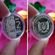 KOIN SILVER 2 DIRHAM WAKALA KESULTANAN BINTAN BUKAN PERAK IMN NADIR