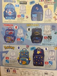 2023 新款 Sanrio school bag 書包 pokamonn Batman特價發售