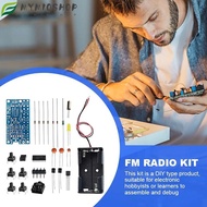 MIOSHOP FM Radio Receiver Module, 76~108MHZ Soldering Practice DIY Electronic Kits, Professional Eas