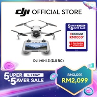 DJI Mini 3 - Camera Drone I Under 249 g I 51-Min Flight Time I 4K HDR Video I True Vertical Shooting