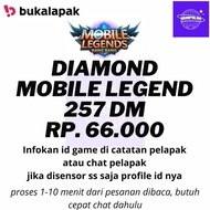 Diamond Mobile Legend MLBB 257 DM