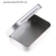【L&Z】 95*60*20mm Metal Tin Flip Storage Box Case Organizer For Coin Candy Keys .
