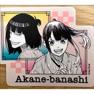 STICKER Akane Osaki & Karashi Akane banashi Weekly Shonen JumpOriginal