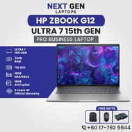 HP ZBook G12 Ultra 7 14" AI + Copilot Engineering Laptop | 32GB RAM | 1TB SSD | 3 Yrs HP Warranty