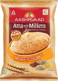 Aashirvaad Atta With Millets Ragi Jawar bajra and Navane Flour 6.6 Kg