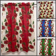 Christmas Eve Ordinary Window Curtains 68x58 Inches Geena Cloth