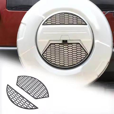 Alloy Car Rear Spare Tire Cover Trim Patch Decorative Sticker For Toyota FJ Cruiser 2007-2021 Car Ex