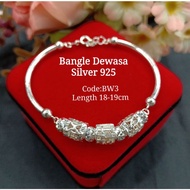 Woman Bangle Silver 925(BW3) 925 925 Silver Women's Bracelet