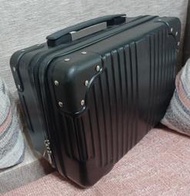 ╭✿㊣二手 迷你14吋隨身手提行李箱【15x32x22公分】化妝收納手提箱 美甲工具箱 背部鬆緊帶可固定於拉桿 $299