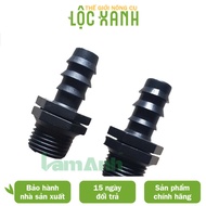 Connecting external thread 21mm to 16mm used to connect LDPE pipes in dynamic irrigation systems - L