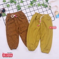 Jogger Molly Uk 1-2 Tahun / Celana Jogger Panjang Anak Perempuan Laki