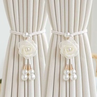 Double Beads Adjustable Modern Binding Curtain Binding Drawstring Simple Gauze Curtain Decoration Pu