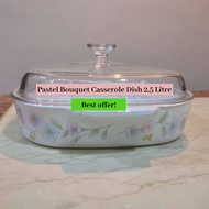 🔥 LIMITED TIME PROMOTION 🔥Vintage Set Collection - Pastel Bouquet Casserole Dish 2.5 Litre  - Cornin