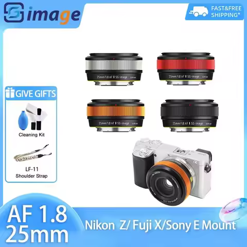 SG image 25mm F1.8 AF APS-C automatic Large Aperture Portrait Lenses with STM silent motor for Sony 