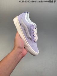 Vans Mens And Womens Original Running Shoes Purple Knu-Skool Leisure OEM Wear-Resistant Classic Spor